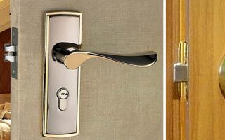 Installing a lock on an interior door with your own hands