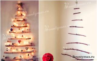 Si të dekoroni një shtëpi për Vitin e Ri: ne e bëjmë shtëpinë të bukur vetë Si të bëjmë një pemë të Krishtlindjes nga xhingël për mur