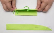 Kağıttan bıçak nasıl yapılır: açıklama, fotoğraf Origami kağıt bıçağı